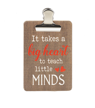 Teach Love Inspire - Mini Clipboard Plaques with Easel