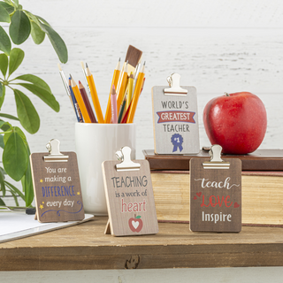 Teach Love Inspire - Mini Clipboard Plaques with Easel