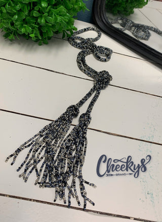 Freya Beaded Tassel Necklace