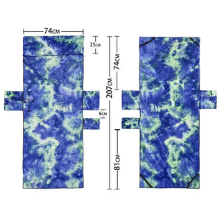 Tie Dye Lounge Beach Towel