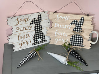 Some Bunny Loves You Hanging Sign