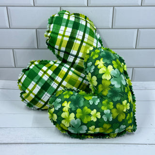 St Patrick’s Heart Pillows