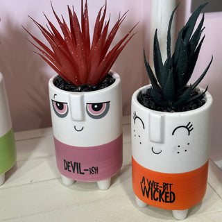 Halloween Spooky Plant Head Figurines