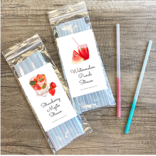 Summer Color Changing Straws