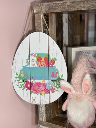 Easter Truck Hanging Sign