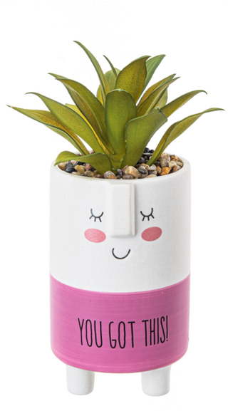 Kindness Pots w/Plant Figurines - Mini