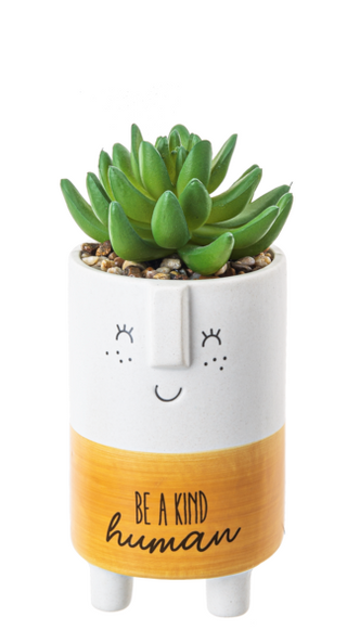 Kindness Pots w/Plant Figurines - Mini