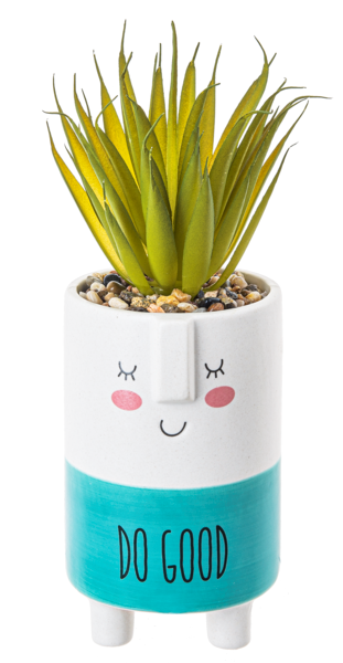 Kindness Pots w/Plant Figurines - Mini