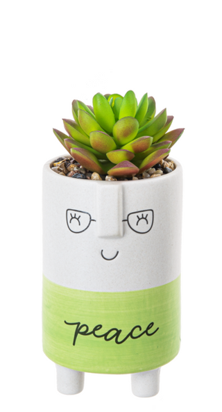 Kindness Pots w/Plant Figurines - Mini